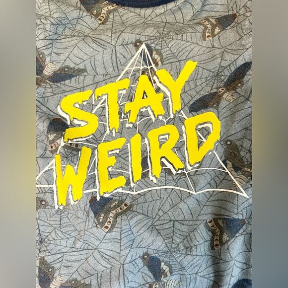 Rags to Raches Halloween stay weird baby pouch infant sack moth 0-3 months - Picture 2 of 5